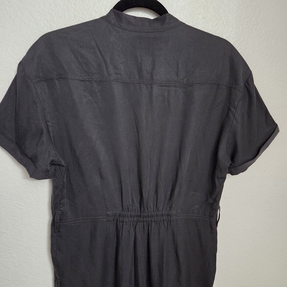 GAP Utility Jumpsuit Women's Size 8 Charcoal - Picture 3 of 10